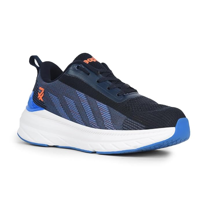Sports Lacing Walking Shoes for Kids with EVA Sole | Suitable for Jogging, Gym & Outdoor | Knitted Outsole | Super Foam Insole | Stylish, Durable & Comfortable Footbed main image